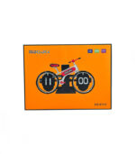 MidClock HY-F117 Unique Bicycle Vintage Flip Desk Clock – White + Red Color 33