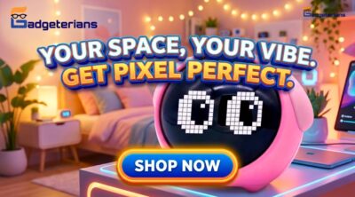 cute expression multi-function led pixel alarm clock