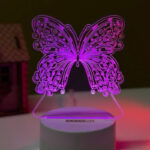 Butterfly Acrylic lamp