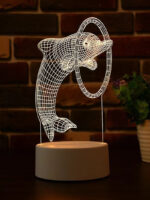 Dolphin Acrylic Lamp