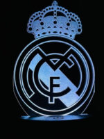 Real madrid acrylic lamp