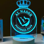Acrylic Multicolor Night Lamp (Al-Nassr FC)