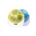 JY Super JY-1880 Lithium Rechargeable Mini Table Fan with LED Light