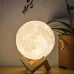 Rechargeable 3D Moon Lamp With Remote
