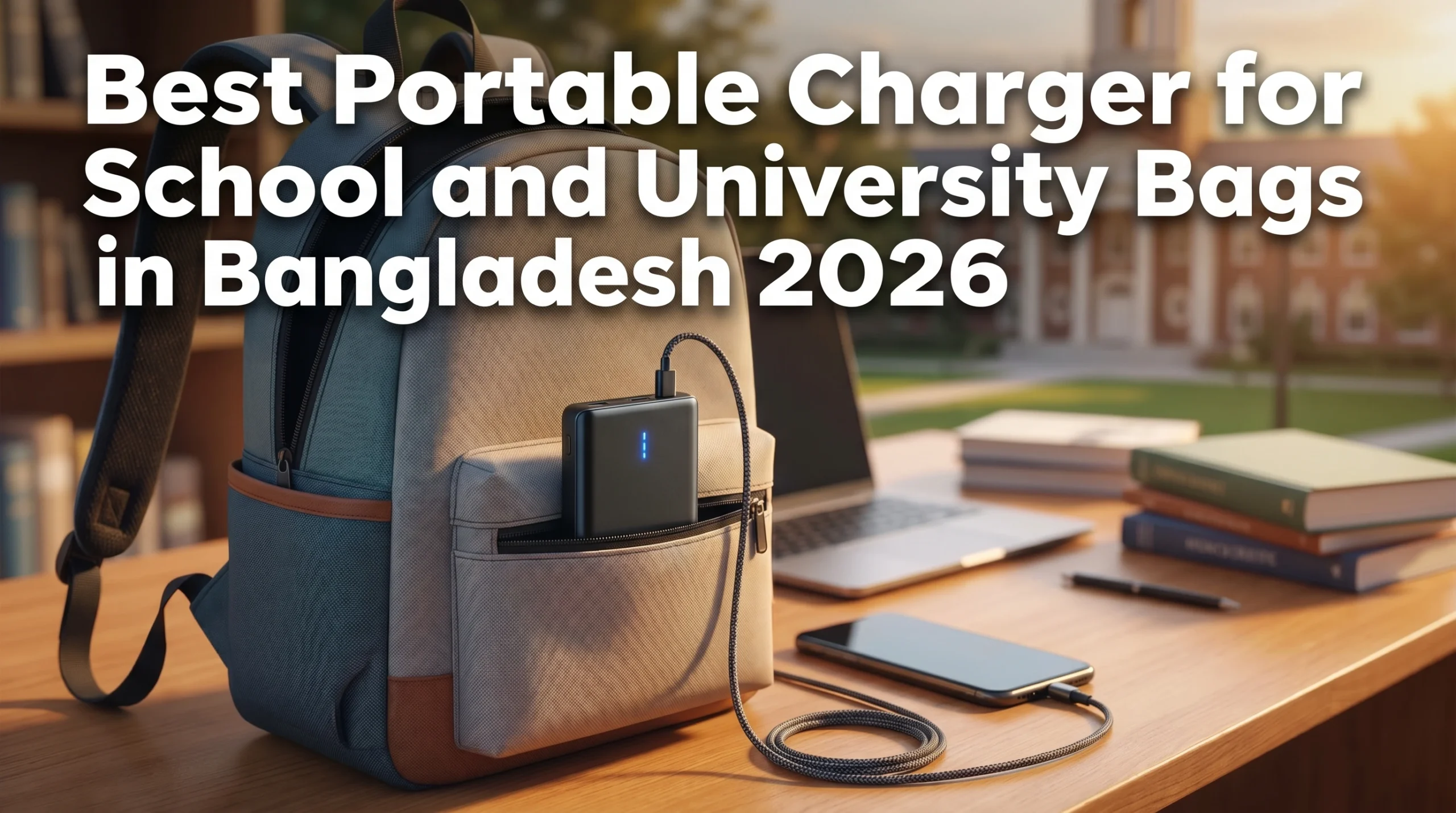 best portable charger for school and university bags in bangladesh 2026