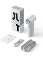 JisuLife Handheld Fan Life 9 (3600mAh) - Pink & Gray - Image 3