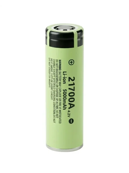 21700A Lithium-Ion Rechargeable Battery – 4.2V 5000mAh High Capacity (Made in Japan)