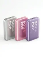 Momax 1-Power Pass Soda Pop Magnetic Wireless Power Bank 10000mah - all three together