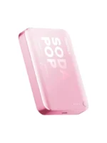 Momax 1-Power Pass Soda Pop Magnetic Wireless Power Bank 10000mah - pink