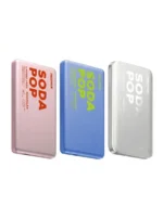 Momax 1-Power Pass Soda Pop Magnetic Wireless Power Bank 5000mah - all three
