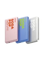 Momax 1-Power Pass Soda Pop Magnetic Wireless Power Bank 5000mah - all three