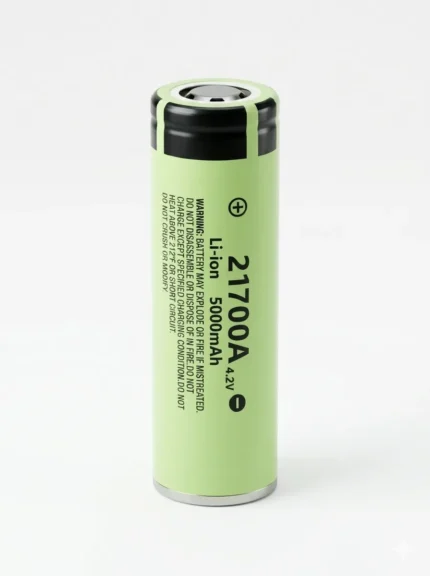 21700A Lithium-Ion Rechargeable Battery – 4.2V 5000mAh High Capacity (Made in Japan)