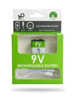 SmarToools 9V Type-C Lithium Rechargeable Battery
