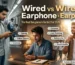 Wired vs wireless earphone comparison for commuting and gaming in Bangladesh, showing real-life testing in Dhaka.