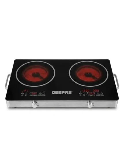 Geepas GIC6131S Double Infrared Cooker – 3600W