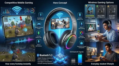 Fantech PORTAL HG28 RGB gaming headset with 7.1 virtual surround sound and retractable mic for competitive squad gaming.