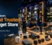 Modern Gadgeterians showroom with premium gadgets including smartwatches, wireless earbuds, routers, RC toys, and creator accessories representing Bangladesh's trusted gadget store.