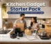 Newlywed couple in Dhaka unboxing budget kitchen gadgets like an air fryer, blender, and cookware for their new home.