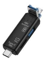 Multifunction OTG Card Reader- Type-C/USB /Micro USB/micro SD Memory Card Reader