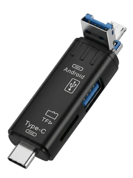 Multifunction OTG Card Reader- Type-C/USB /Micro USB/micro SD Memory Card Reader