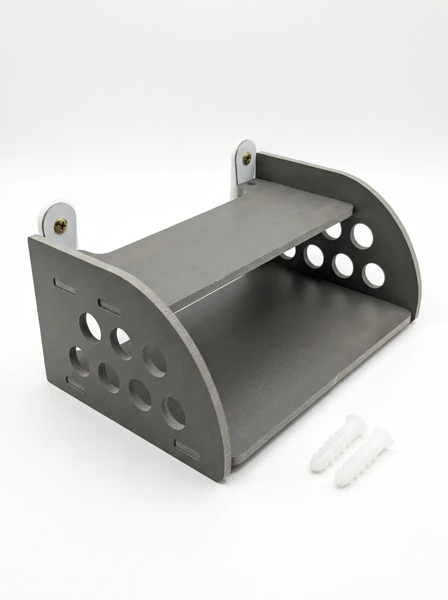 Router Stand GearUP Rounded Side Design Router Stand (Gray Colour)