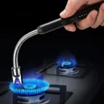 Type-C Rechargeable Windproof Arc Lighter with Flexible Neck – Random Color